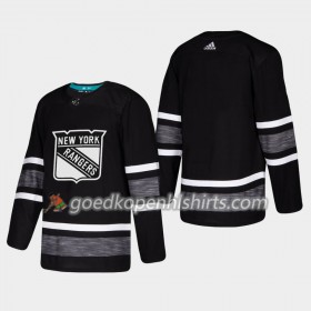 New York Rangers Blank 2019 All-Star Adidas Zwart Authentic Shirt - Mannen